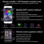 ⁦Lumière Ambiante RGB Pour l'Intérieur de Voiture avec Télécommande + APP Contrôle⁩ - الصورة ⁦3⁩