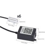 ⁦Lumière Ambiante RGB Pour l'Intérieur de Voiture avec Télécommande + APP Contrôle⁩ - الصورة ⁦5⁩