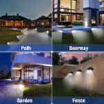 ⁦Lampe Solaire d'extérieur avec Détecteur de Mouvement LF-1906A - مصباح خارجي يعمل بالطاقة الشمسية⁩ - الصورة ⁦7⁩