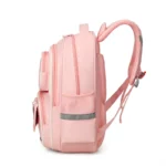 ⁦Sac à Dos Enfant Ludique avec Plusieurs Compartiment et un Peluche LM-5122 Rose - حقيبة ظهر للأطفال وردي⁩ - الصورة ⁦4⁩