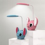 ⁦Stitch Lampe de Bureau et Veilleuse Ambiante pour Enfants avec Taille-crayon⁩ - الصورة ⁦3⁩