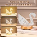 ⁦Lampe de Table et Veilleuse à Intensité Variable en Crystal⁩ - الصورة ⁦7⁩