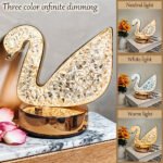 Lampe de Table et Veilleuse à Intensité Variable en Crystal