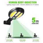 ⁦Projecteur Solaire LED avec Capteur de Mouvement IP65 JF-8188A⁩ - الصورة ⁦4⁩