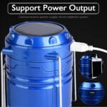 ⁦Lampe de Camping 2IN1 Rechargeable Solaire Pliable YD-3589⁩ - الصورة ⁦7⁩