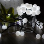 ⁦Guirlande lumineuse à 40 LED - 9 m - Branchement direct avec secteur étanche décoration idéale pour chambre (Rond)⁩ - الصورة ⁦10⁩