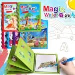 ⁦Livre De Dessin À L'eau Magique, Jouet de Coloriage Réutilisable Pour enfants - كتاب رسم الماء السحري، كتاب تلوين قابل لإعادة الاستخدام للأطفال⁩ - الصورة ⁦2⁩