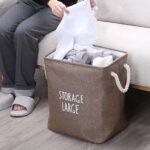 Panier à vêtements de grande capacité durable - سلة تجميع ملابس الغسيل