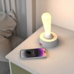 ⁦Veilleuse LED à Levier avec Interrupteur à bascule Rechargeable - مصباح غرف نوم قابل للشحن⁩ - الصورة ⁦4⁩