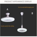 ⁦Lumière de plafond Ventilateurs LED E27 30W⁩ - الصورة ⁦4⁩