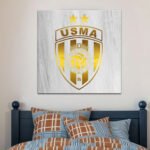 ⁦Cadre en Acrylique Effet Gold Miroir Motif Club USMA⁩ - الصورة ⁦4⁩