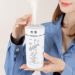 ⁦Diffuseur d'huiles essentielles et d'arôme froid, tasse de fleur de Lotus USB 250ml⁩ - الصورة ⁦2⁩