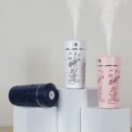 ⁦Diffuseur d'huiles essentielles et d'arôme froid, tasse de fleur de Lotus USB 250ml⁩ - الصورة ⁦3⁩