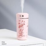 ⁦Diffuseur d'huiles essentielles et d'arôme froid, tasse de fleur de Lotus USB 250ml⁩ - الصورة ⁦7⁩