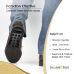 ⁦Natural Foot Orthotics Inserts pour fasciite plantaire - أفرشة أحذية للأقدام المسطحة⁩ - الصورة ⁦6⁩