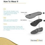 ⁦Natural Foot Orthotics Inserts pour fasciite plantaire - أفرشة أحذية للأقدام المسطحة⁩ - الصورة ⁦5⁩
