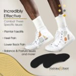 ⁦Natural Foot Orthotics Inserts pour fasciite plantaire - أفرشة أحذية للأقدام المسطحة⁩ - الصورة ⁦2⁩