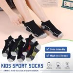 ⁦Chaussettes de Sport à la Cheville Antidérapant Orange - جوارب رياضية غير قابلة للإنزلاق⁩ - الصورة ⁦3⁩