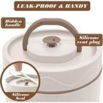 ⁦Lunch Box 3 étage avec Sac Isotherme Isolant – حافظة طعام حرارية 3 طبقات قابلة للاستخدام في الميكروويف⁩ - الصورة ⁦3⁩