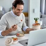 ⁦Lunch Box 3 étage avec Sac Isotherme Isolant – حافظة طعام حرارية 3 طبقات قابلة للاستخدام في الميكروويف⁩ - الصورة ⁦7⁩