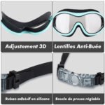 ⁦Lunettes de Plangée sous marine anti-buée pour adultes - Protection UV Transparence à 180°⁩ - الصورة ⁦8⁩