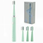 Brosse À Dents Électrique Sonique avec 4 Têtes et 5 Modes - فرشاة أسنان