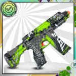 ⁦Pistolet à Billes en Gel avec Accessoires Motif Dessin Animé - مسدس الطلقات الكريستالية⁩ - الصورة ⁦5⁩