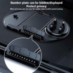 ⁦Tapis De Téléphone Antidérapant pour Voiture 6en1 Rotation à 360° - منظم أغراض في سيارة⁩ - الصورة ⁦4⁩