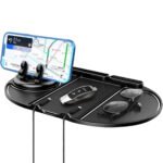 ⁦Tapis De Téléphone Antidérapant pour Voiture 6en1 Rotation à 360° - منظم أغراض في سيارة⁩ - الصورة ⁦2⁩