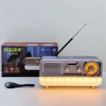 ⁦Radio Portable Rétro et Haut Parleur Bluetooth Style Vintage MD-1313BT - مكبر صوت بلوتوث⁩ - الصورة ⁦7⁩
