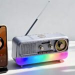 Radio Portable Rétro et Haut Parleur Bluetooth Style Vintage MD-1313BT - مكبر صوت بلوتوث