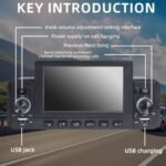 ⁦Autoradio Bluetooth avec Écran MP5 et Fonction MirrorLink – راديو سيارة بلوتوث مع شاشة⁩ - الصورة ⁦13⁩