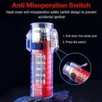 ⁦Lampe LED et Bri-quet Électrique Rechargeable par USB - مصباح كهربائي⁩ - الصورة ⁦3⁩