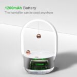 ⁦Humidificateur à brume de 350 ml portatifs avec veilleuse rechargeable USB - معطر جو مع مصباح 2في1⁩ - الصورة ⁦5⁩