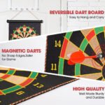 ⁦Jeu de fléchettes magnétique 6 Fléchettes double face⁩ - الصورة ⁦4⁩