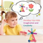⁦Blocs de Construction Magnétiques 42 pièces pour Enfants - لعبة تركيب القطع المغناطسية للأطفال⁩ - الصورة ⁦4⁩