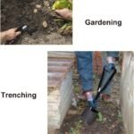 ⁦Pelle multifonction pliable avec sac de rangement ,outil de jardin , camping et urgences⁩ - الصورة ⁦4⁩