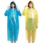 ⁦Poncho à capuche Transparent imperméable Pour Adulte protection d'urgence⁩ - الصورة ⁦7⁩