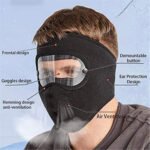 ⁦Masque moto pour l'hiver coupe-vent en polaire avec protection pour les yeux - قناع مضاد للبرد لسائقي الدراجات النارية⁩ - الصورة ⁦3⁩