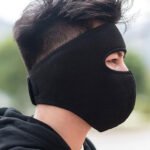 ⁦Masque moto pour l'hiver coupe-vent en polaire avec protection pour les yeux - قناع مضاد للبرد لسائقي الدراجات النارية⁩ - الصورة ⁦6⁩