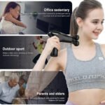 ⁦Masseur de tissus musculaire électrique à double tête à 6 vitesses - جهاز تدليك متعدد الرؤوس⁩ - الصورة ⁦2⁩