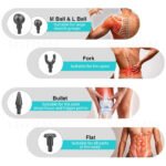 ⁦Appareil de Massage Musculaire Masseur de Muscle de Corps  32 Niveaux de Force Réglables 4 Têtes⁩ - الصورة ⁦5⁩