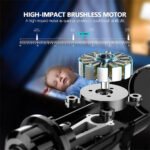 ⁦Appareil de Massage Musculaire Masseur de Muscle de Corps  32 Niveaux de Force Réglables 4 Têtes⁩ - الصورة ⁦6⁩