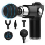 Appareil de Massage Musculaire Masseur de Muscle de Corps  32 Niveaux de Force Réglables 4 Têtes