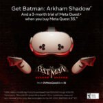 ⁦Meta Quest 3S 128 Go Virtual Reality Lunettes Arkham Shadow Edition⁩ - الصورة ⁦7⁩