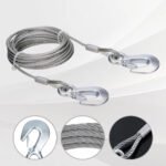 ⁦Cable de remorquage 5ton avec fil d'acier de qualité supérieure - كابل جر العربات⁩ - الصورة ⁦6⁩
