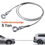 Cable de remorquage 5ton avec fil d'acier de qualité supérieure - كابل جر العربات