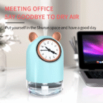 ⁦humidificateur avec horloge et Spray pour bureau 7 Couleur led 300 ML⁩ - الصورة ⁦3⁩