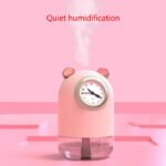 ⁦humidificateur avec horloge et Spray pour bureau 7 Couleur led 300 ML⁩ - الصورة ⁦7⁩