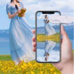 ⁦Miroir de Réflexion pour Caméra Arrière compatible avec tout les smartphones - مرآة تصوير عاكسة⁩ - الصورة ⁦5⁩